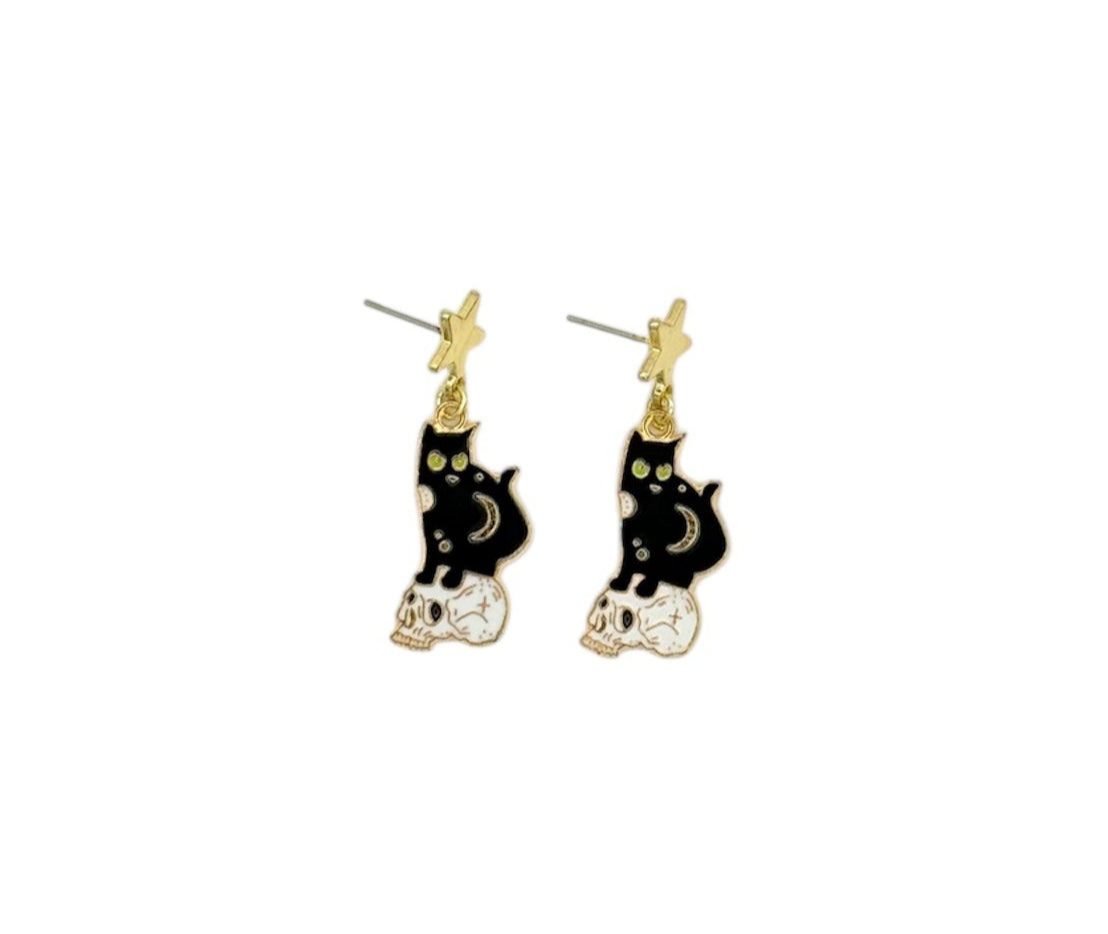 Pendientes Gato de Medianoche