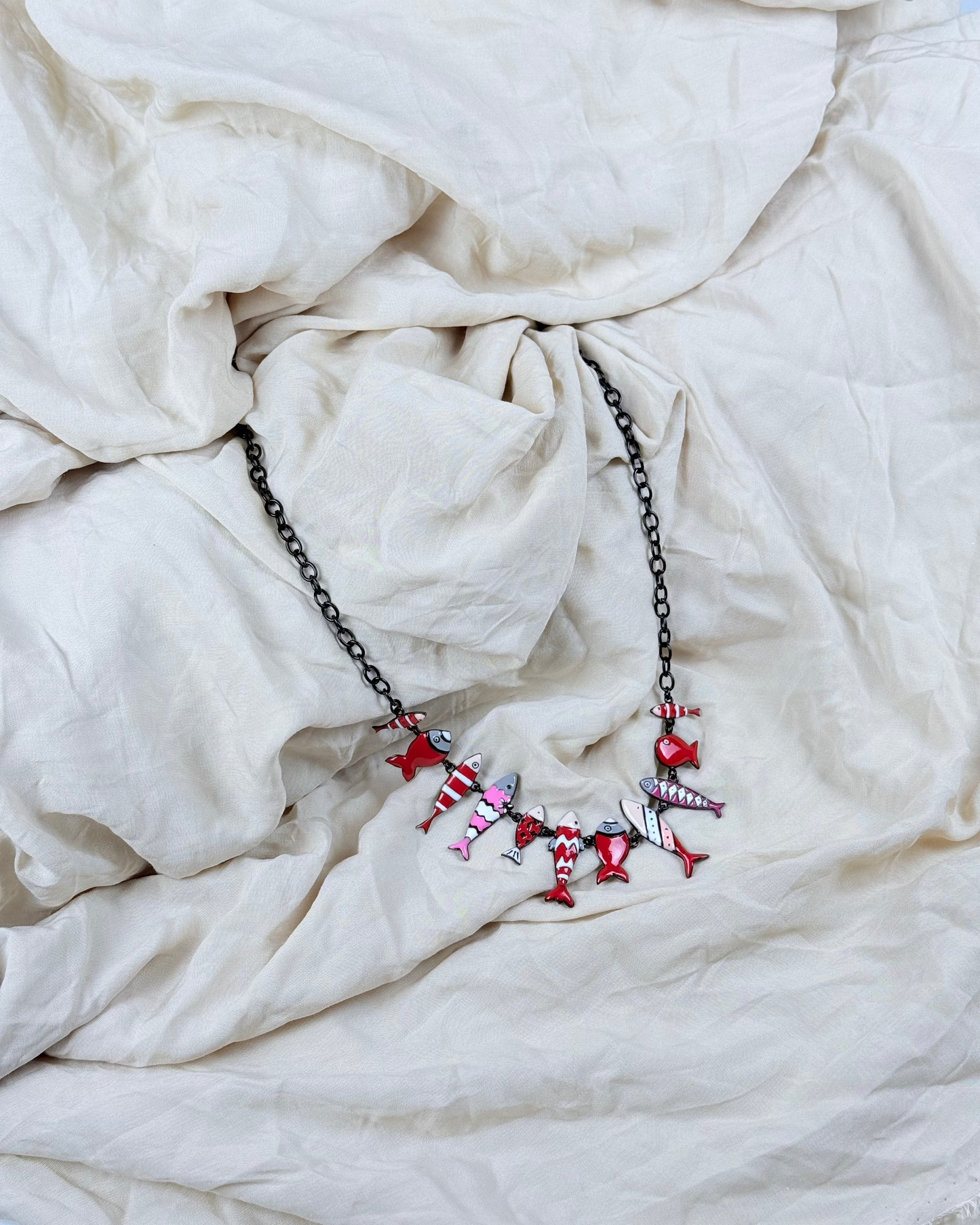 Collar Peces Rojos