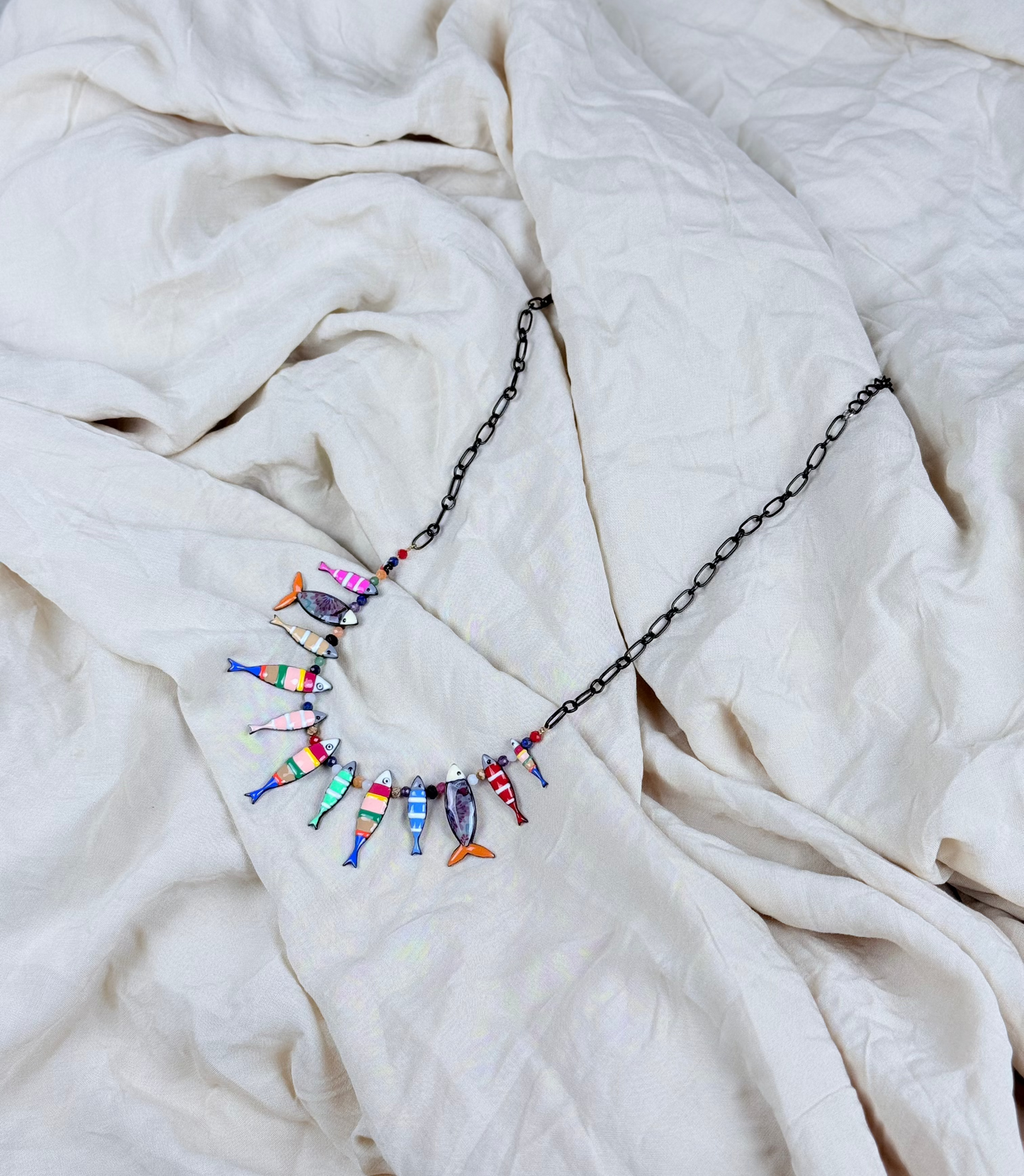Collar Peces Multicolor