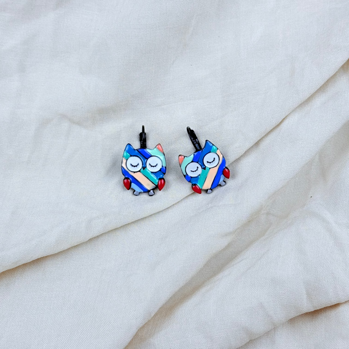 Pendientes Búho Rayado