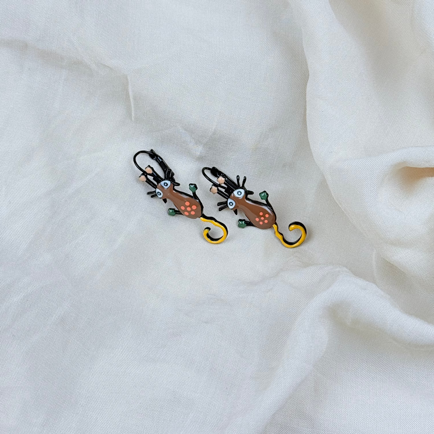 Pendientes Gato Colgante