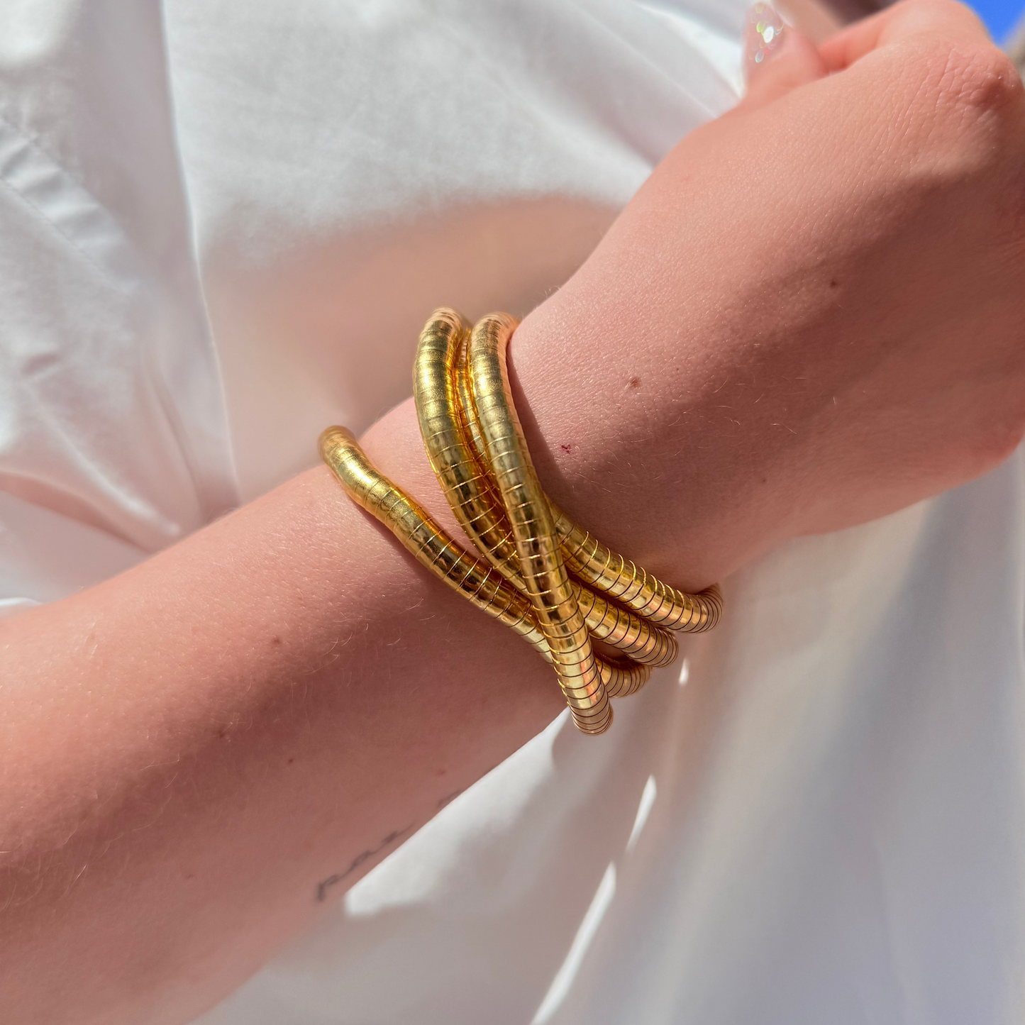 Collar Moldeable Dorado