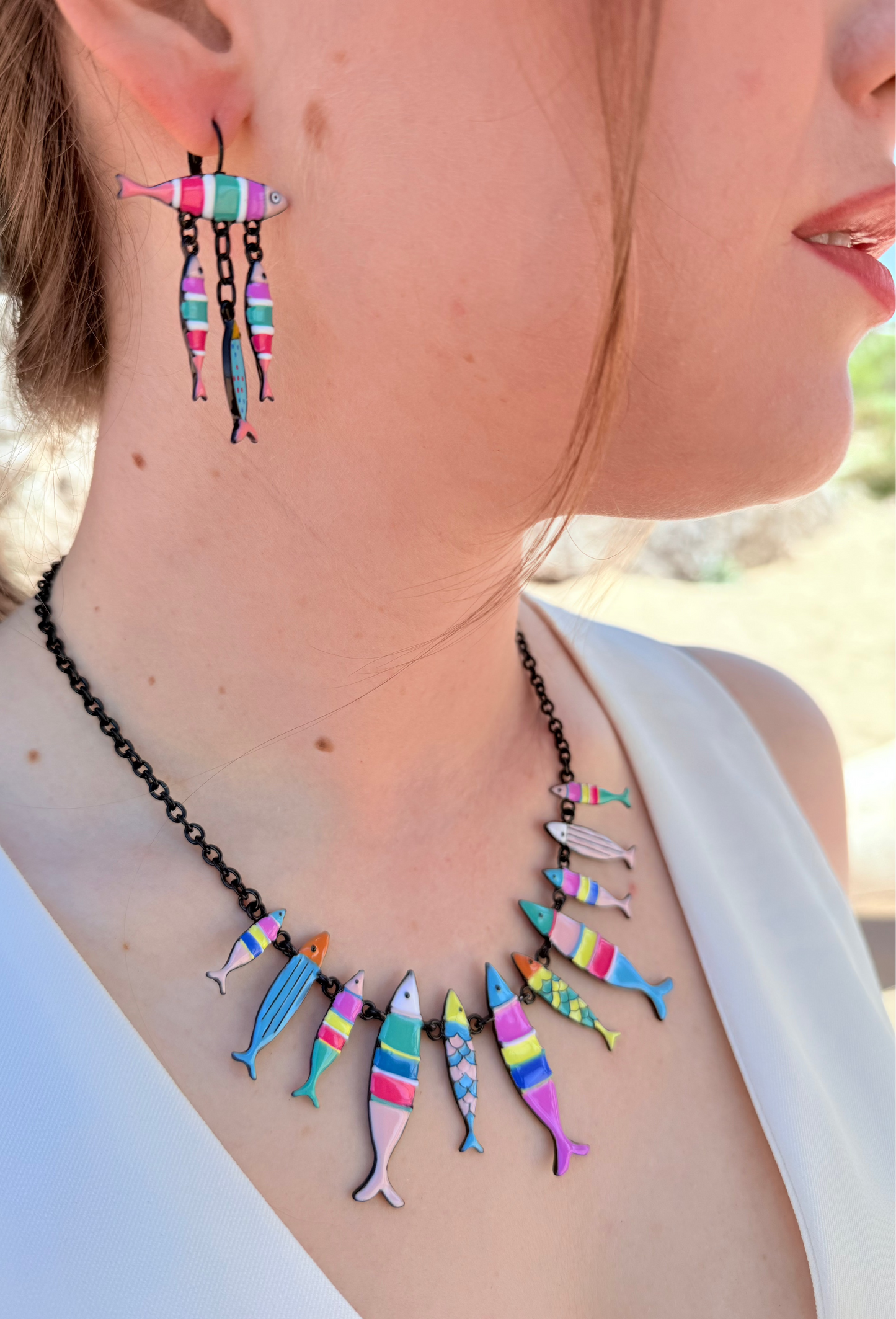 Pendientes Peces Colgantes