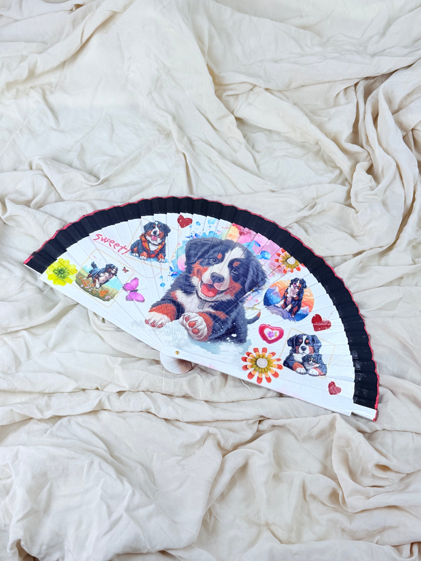 Abanico Amor peludo