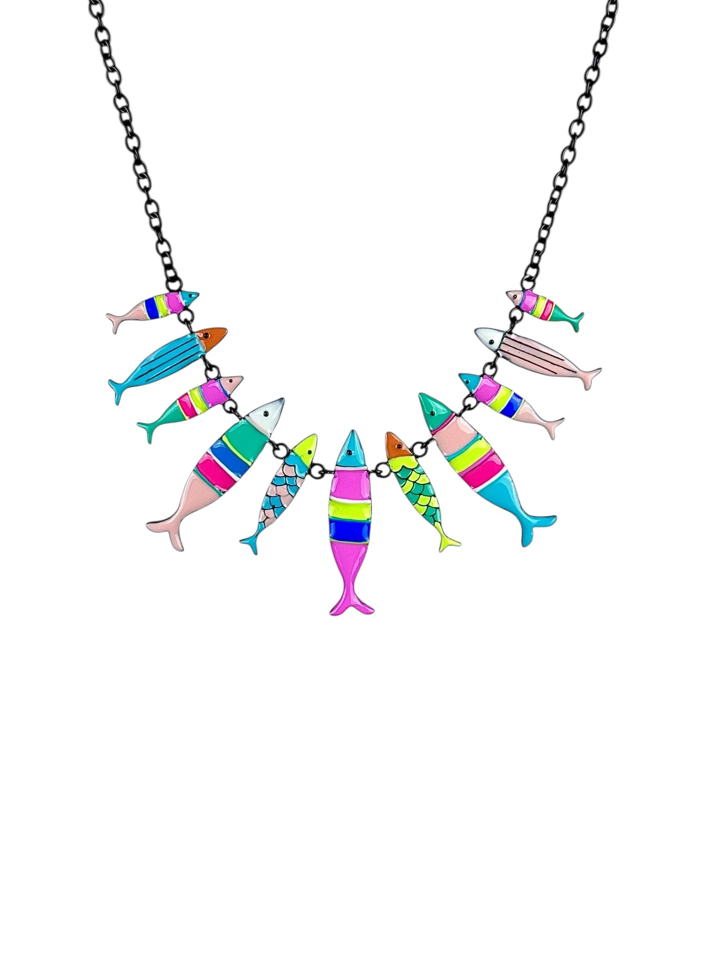Collar Peces Rosados