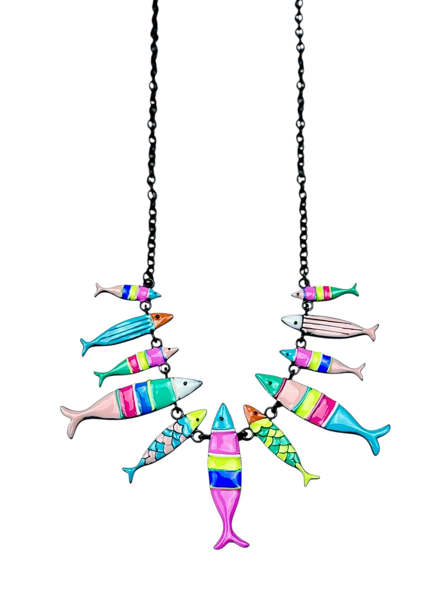 Collar Peces Rosados
