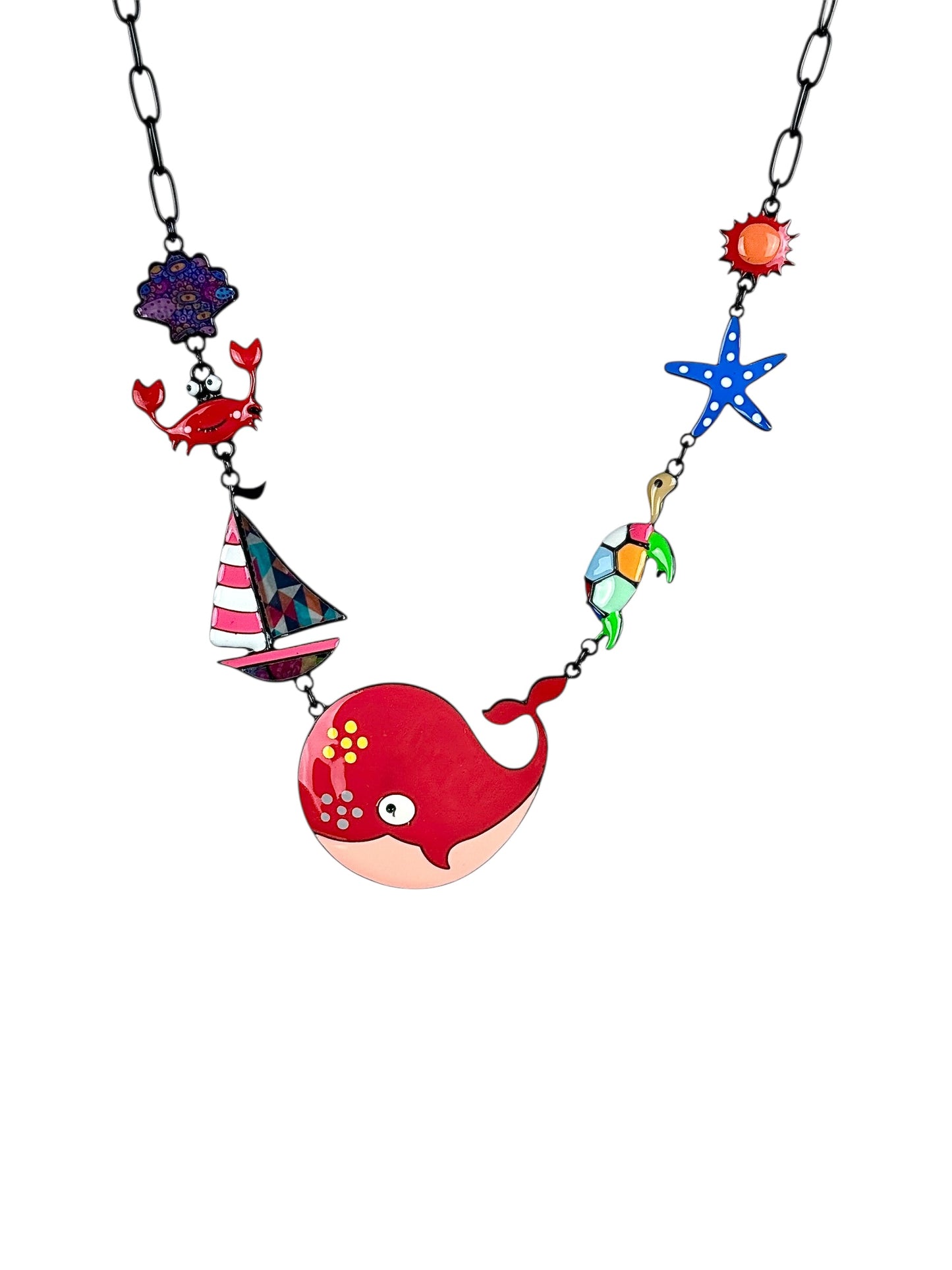 Collar Ballena Roja