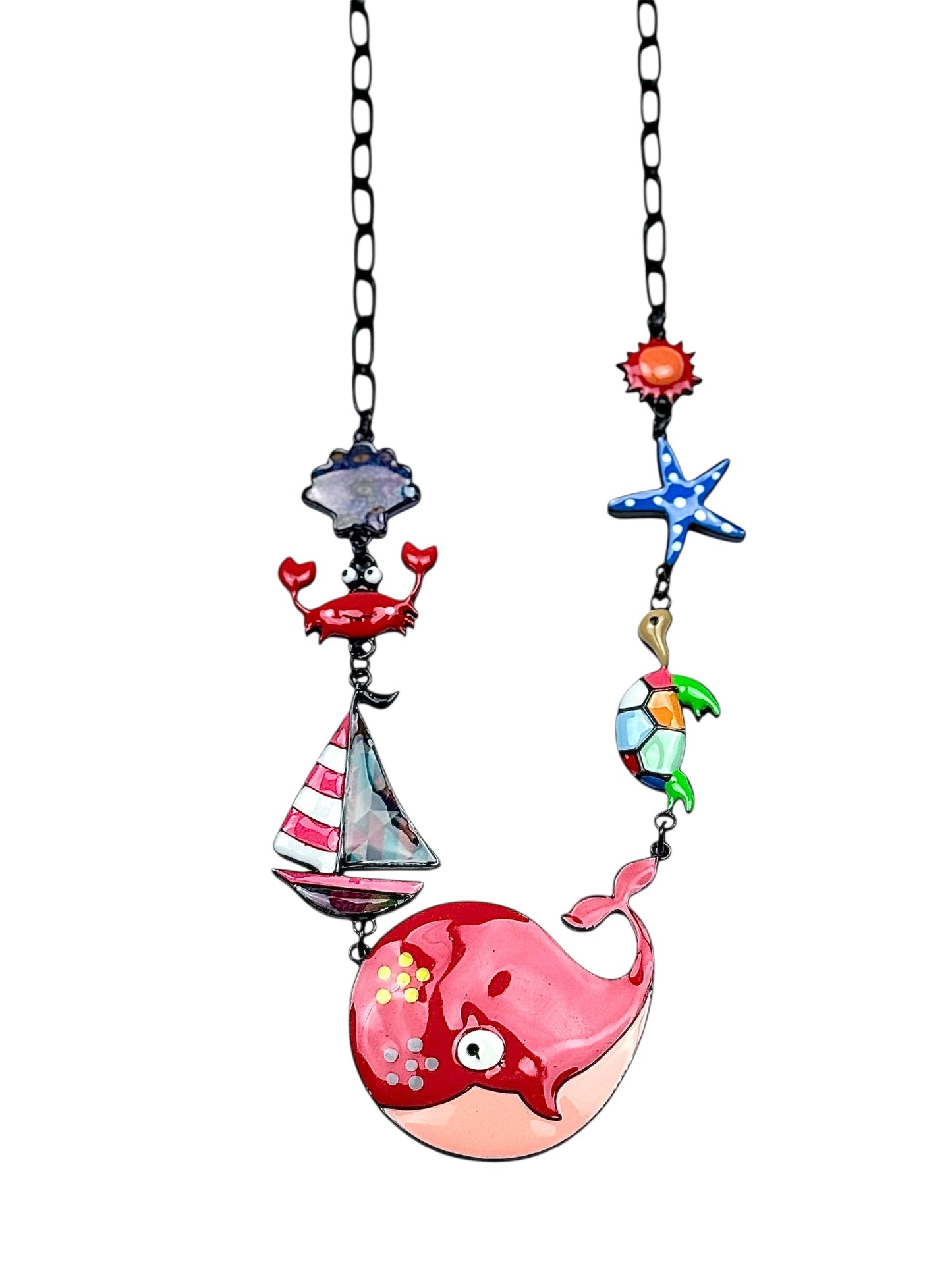 Collar Ballena Roja