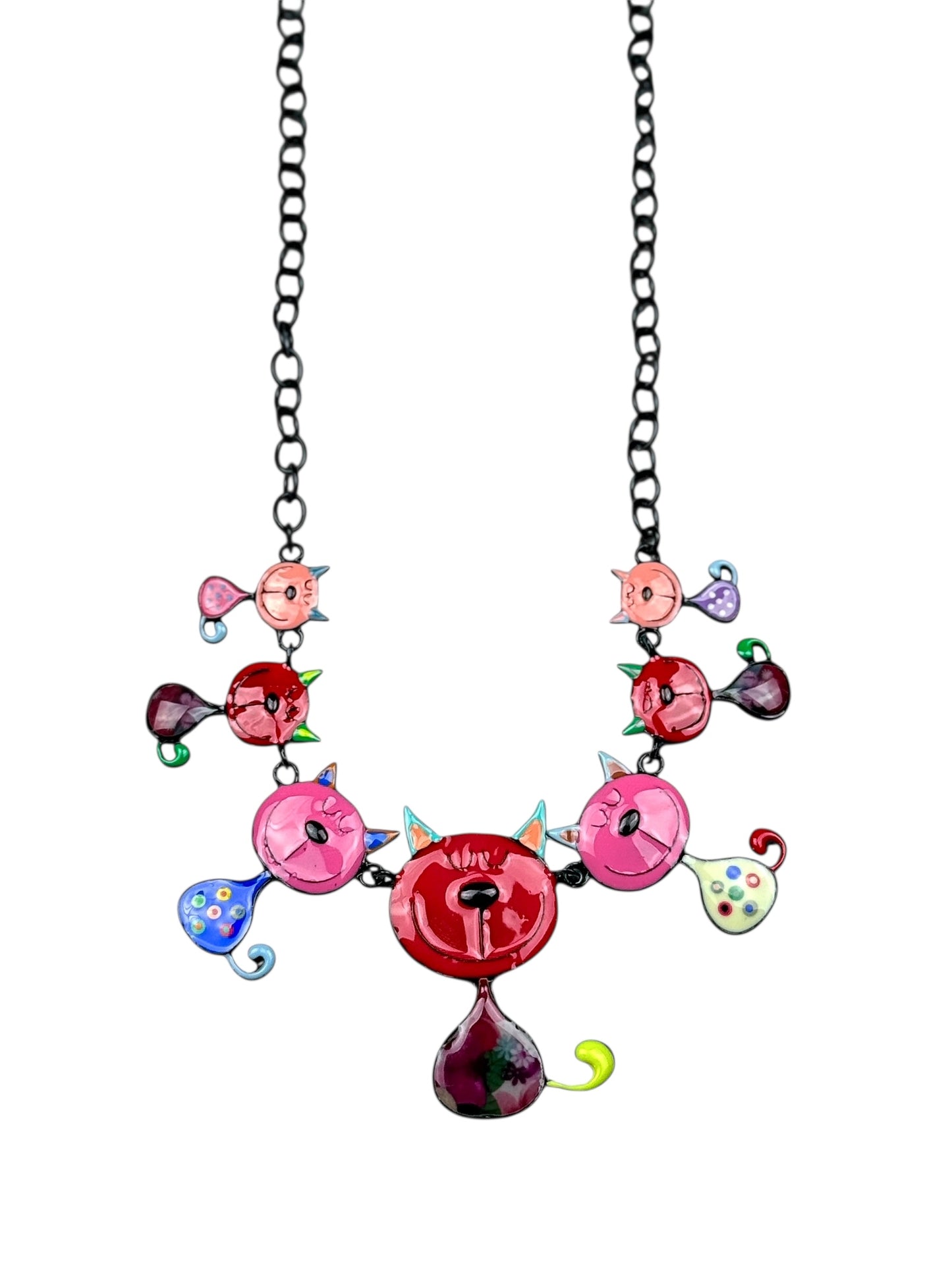 Collar Familia Gatuna Rojo