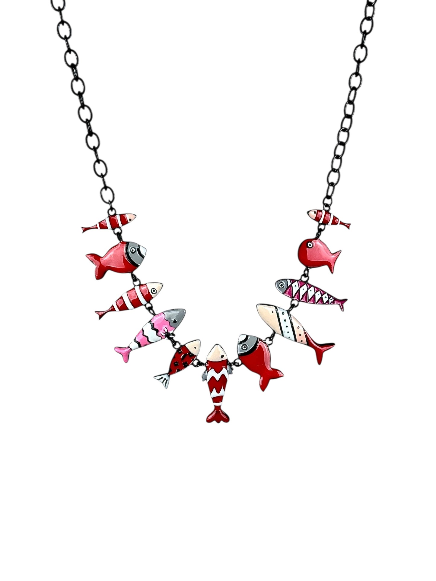 Collar Peces Rojos