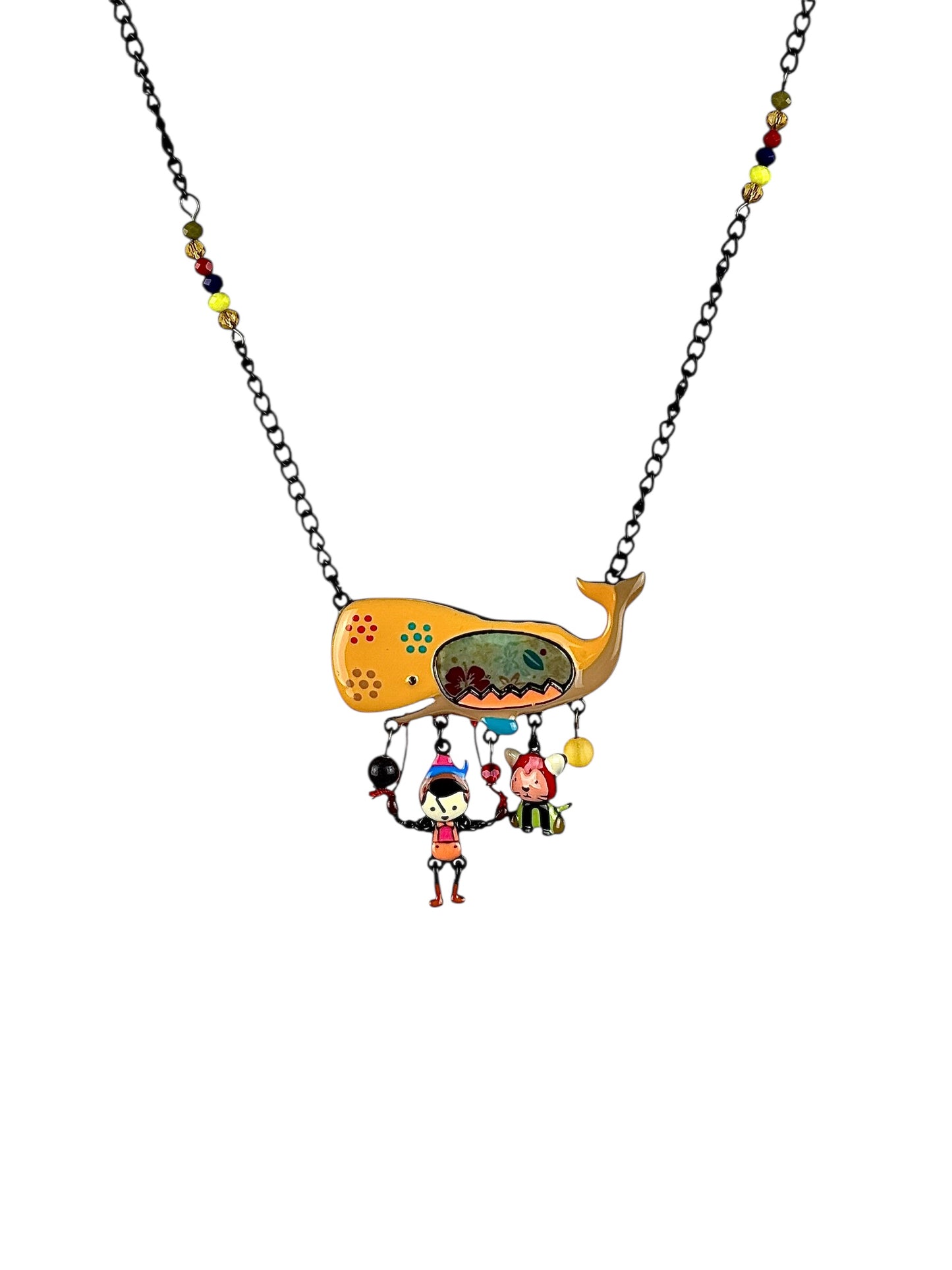 Collar Ballena Amarilla Pinocho
