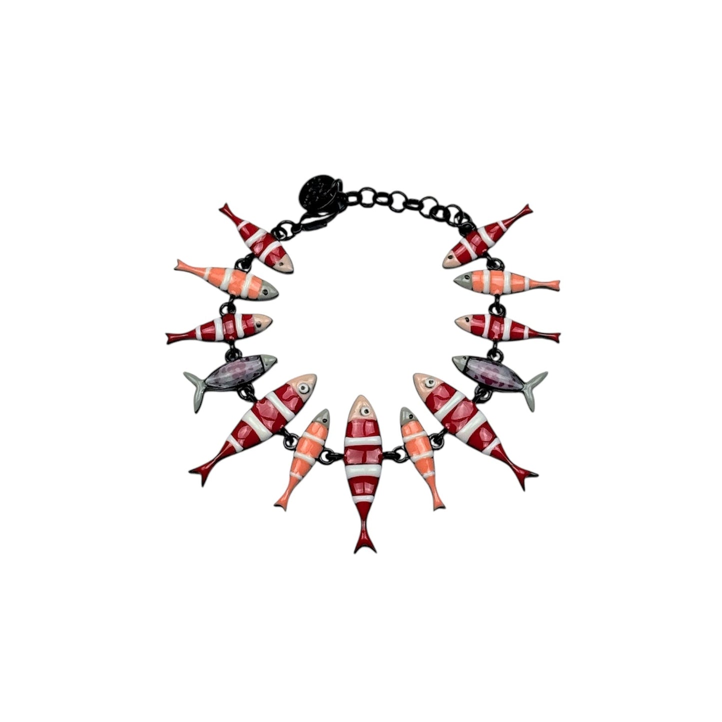 Pulsera Peces Rayados Rojos