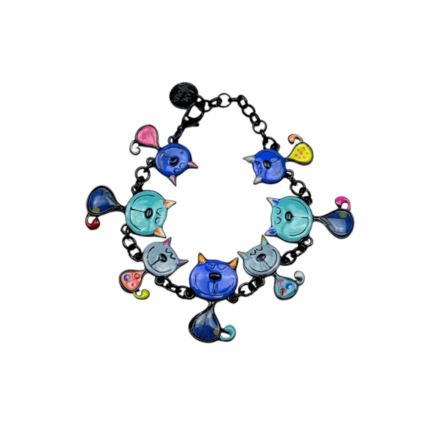 Pulsera Familia Gatuna Azul