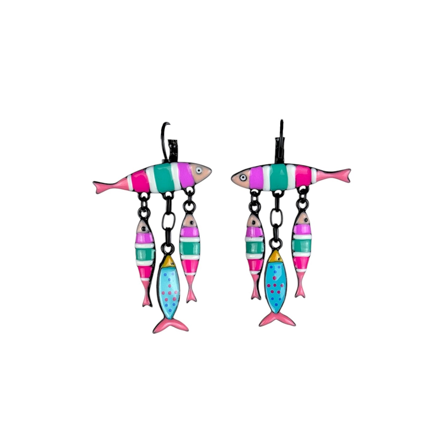 Pendientes Peces Colgantes