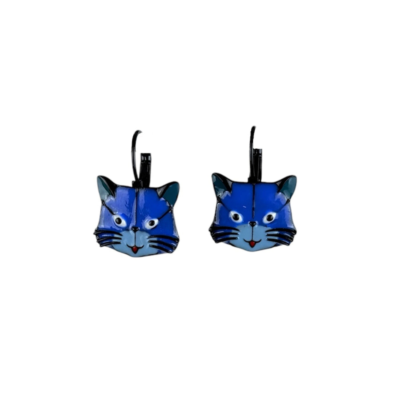 Pendientes Gato Travieso Azul