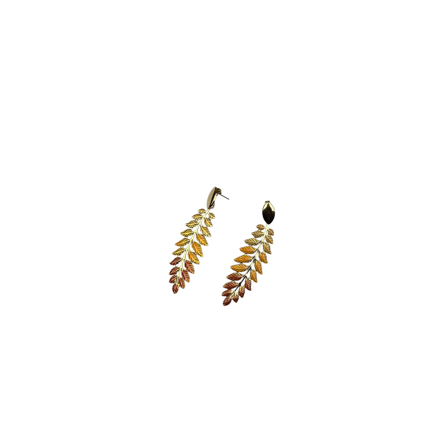 Pendientes Helecho Ocre