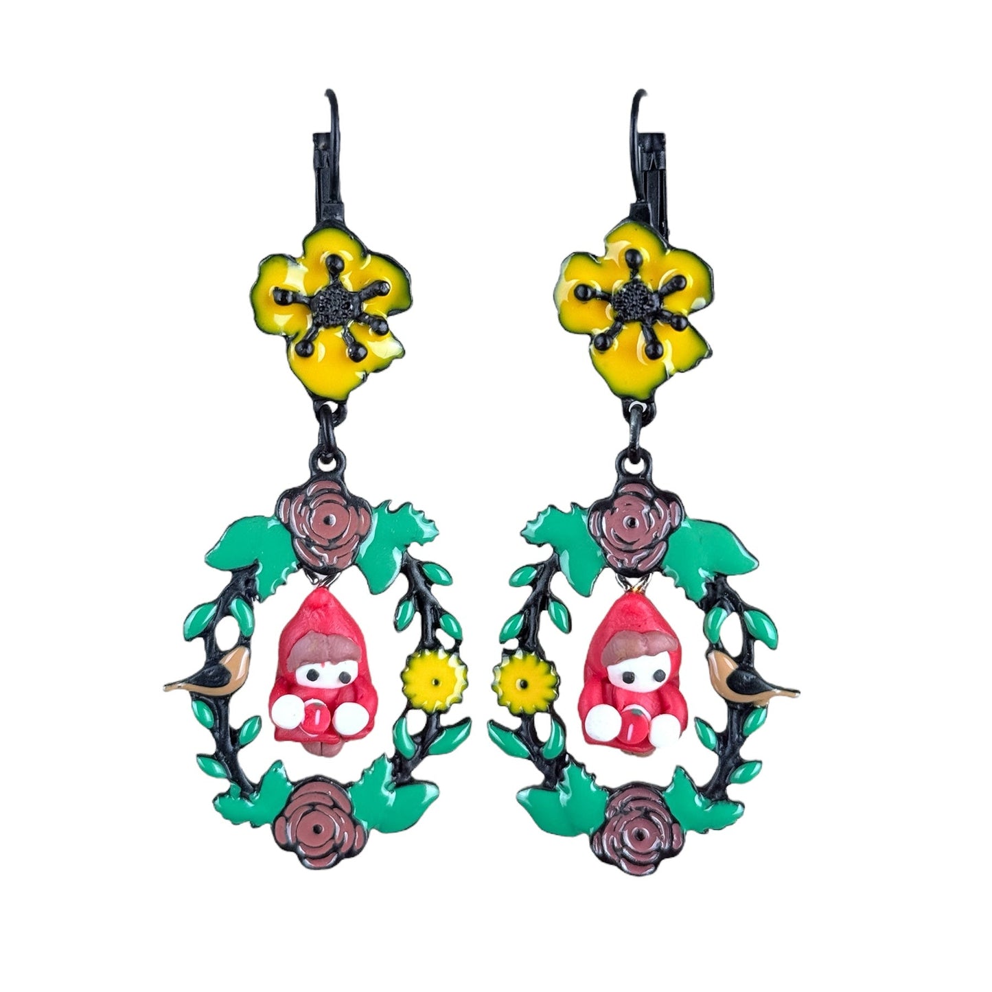 Pendientes Caperucita y el Bosque