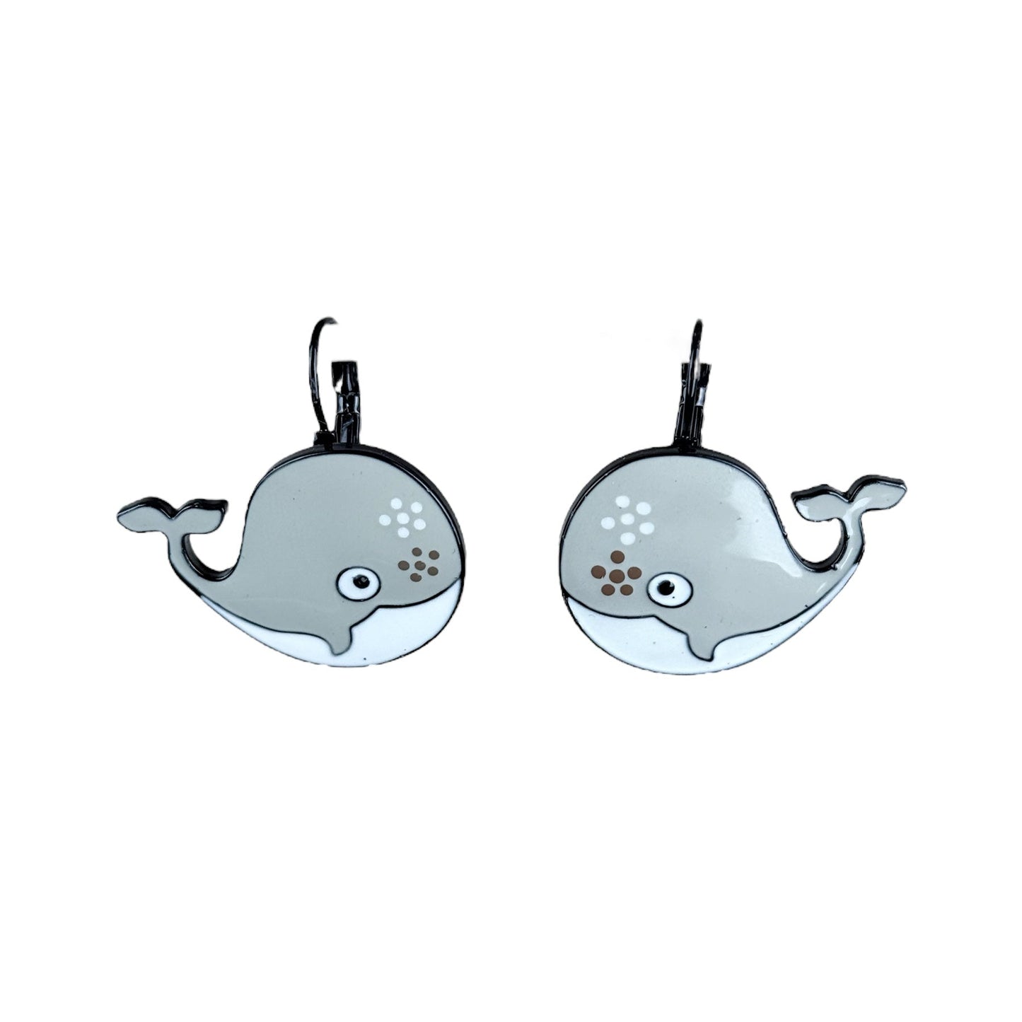 Pendientes Ballena Gris