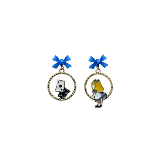 Pendientes Alicia maravillas