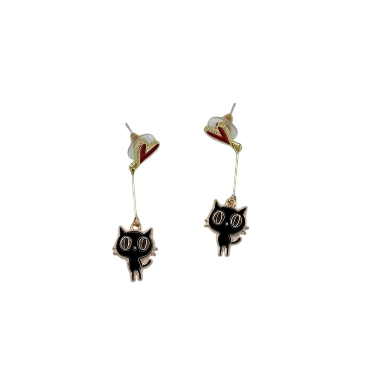 Pendientes Gato amor
