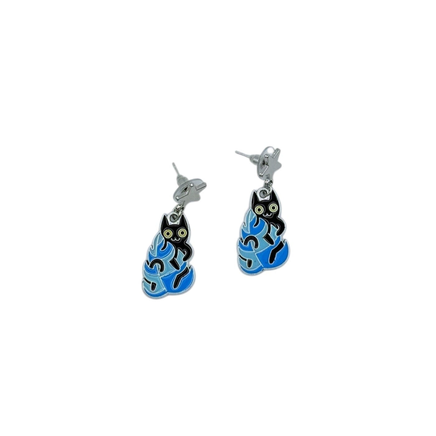 Pendientes Gato de la selva