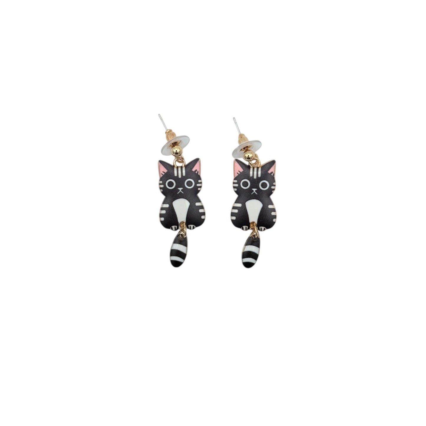 Pendientes Gato Tuxedo