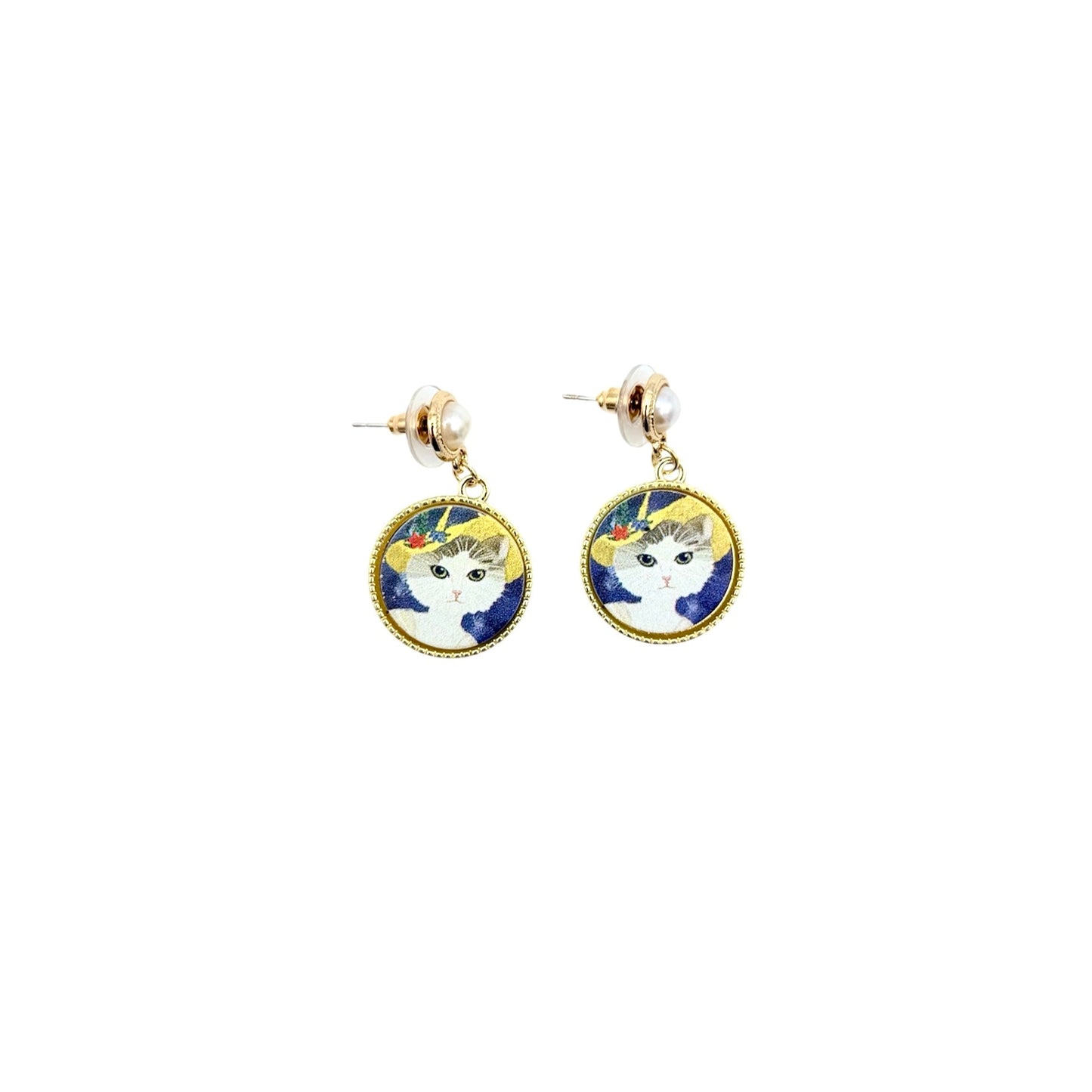Pendientes Gatito Elegante