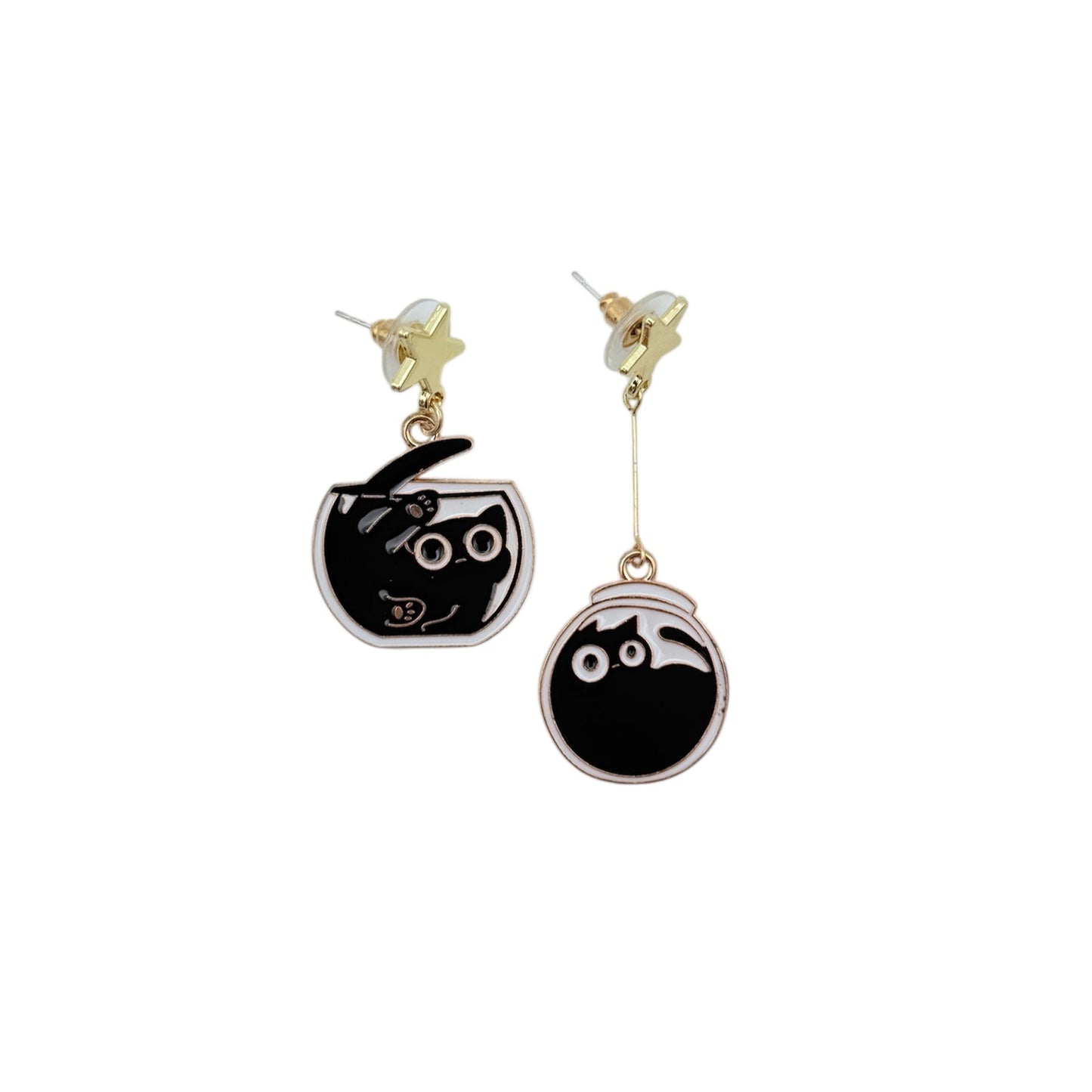 Pendientes Gatos Pecera