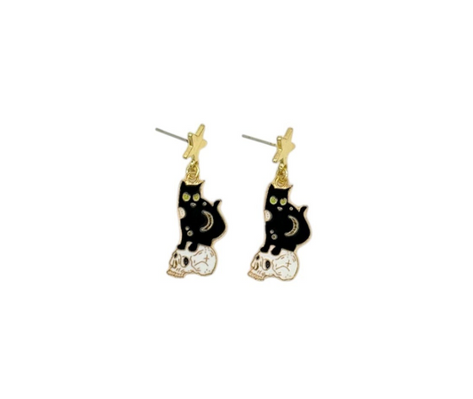 Pendientes Gato de Medianoche