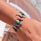 Pulsera peces rayados multicolor