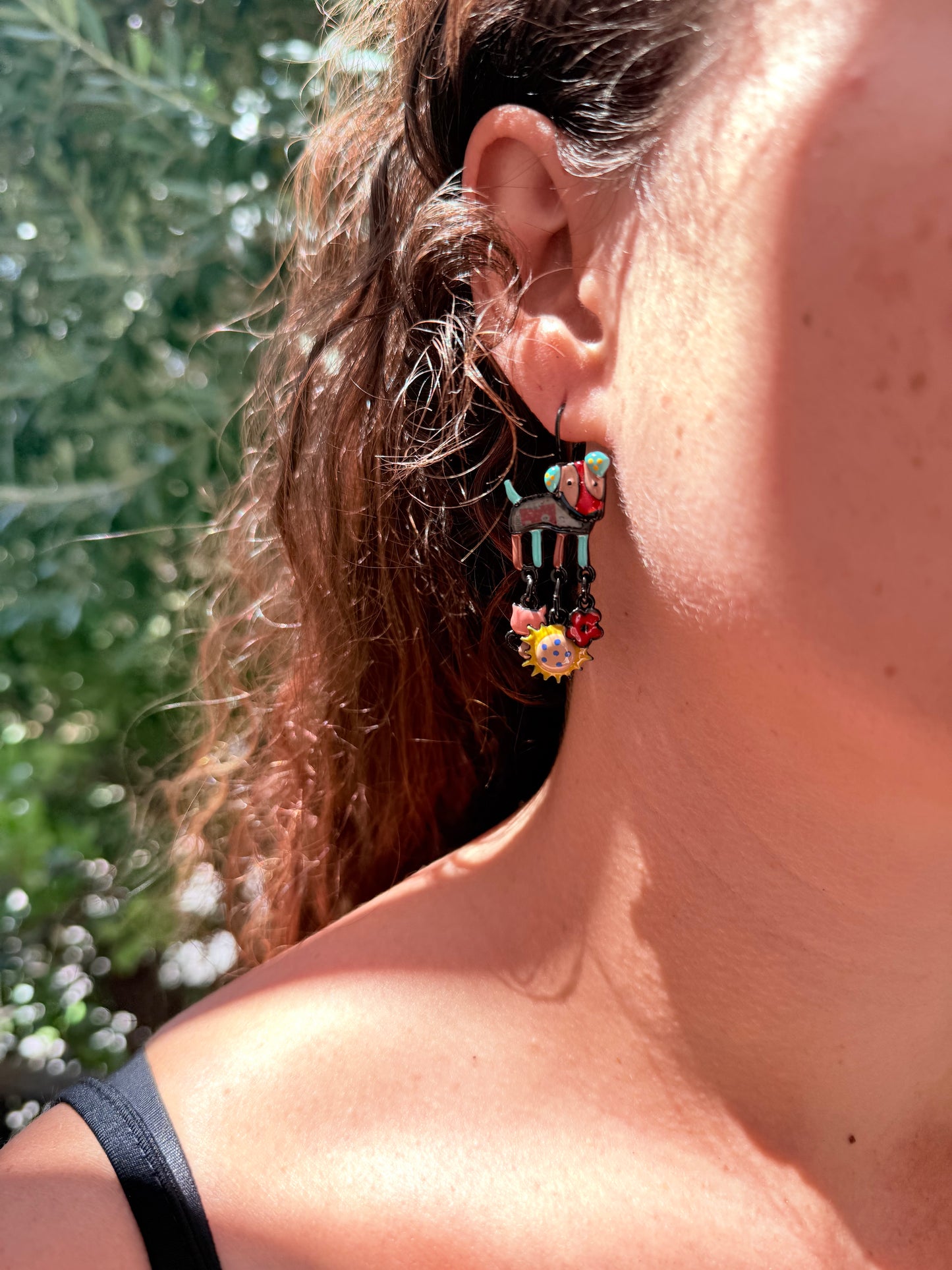 Sommer Welpen Ohrringe