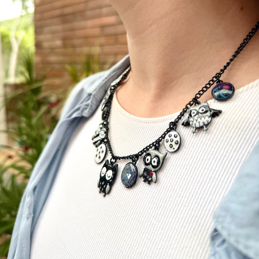 Collar Búhos