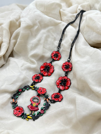 Rotkäppchen im Garten Halskette