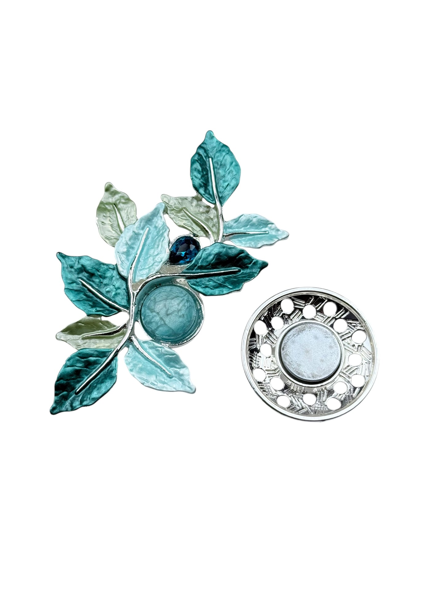 Broche Hojas