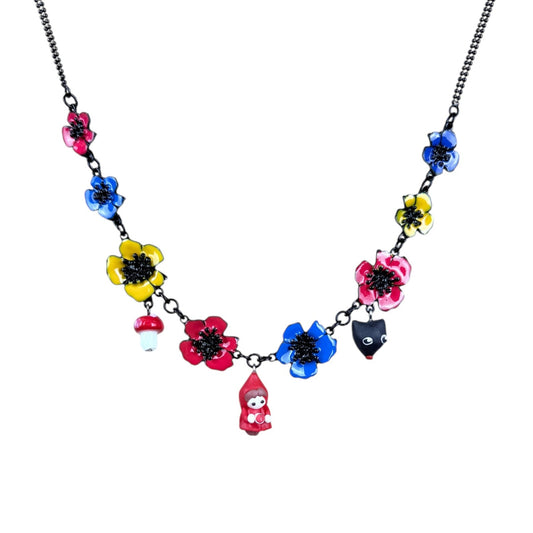 Collar Flores Del Bosque
