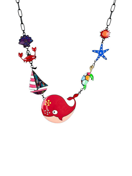 Collana Balena Rossa