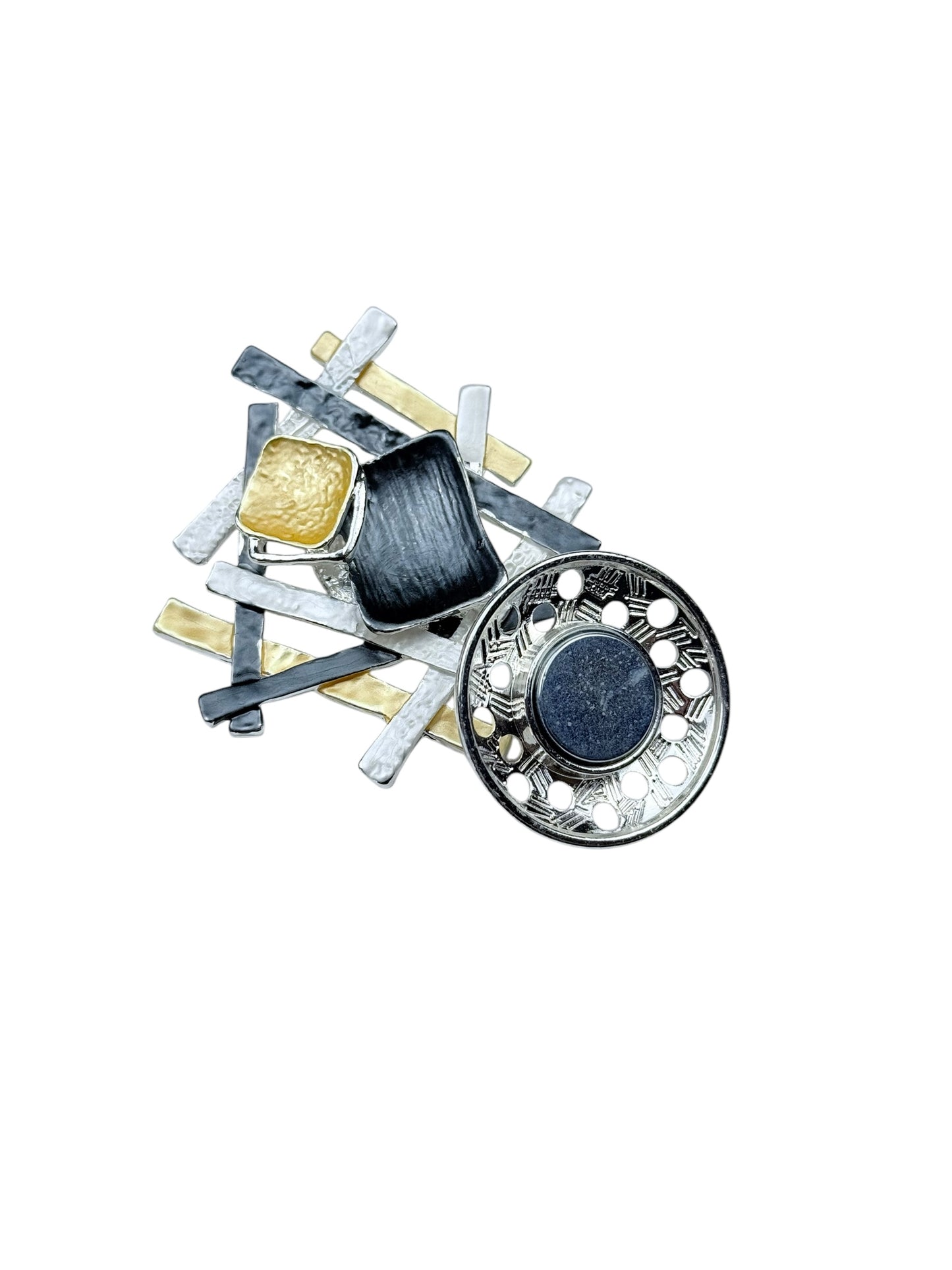 Broche Rayado