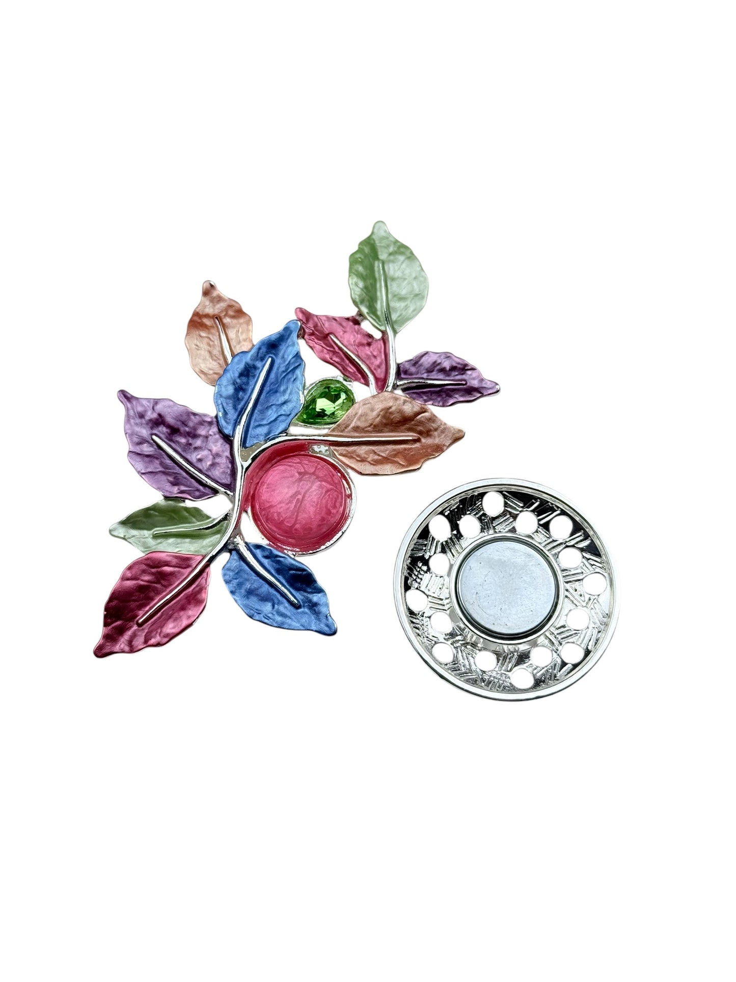 Broche Hojas