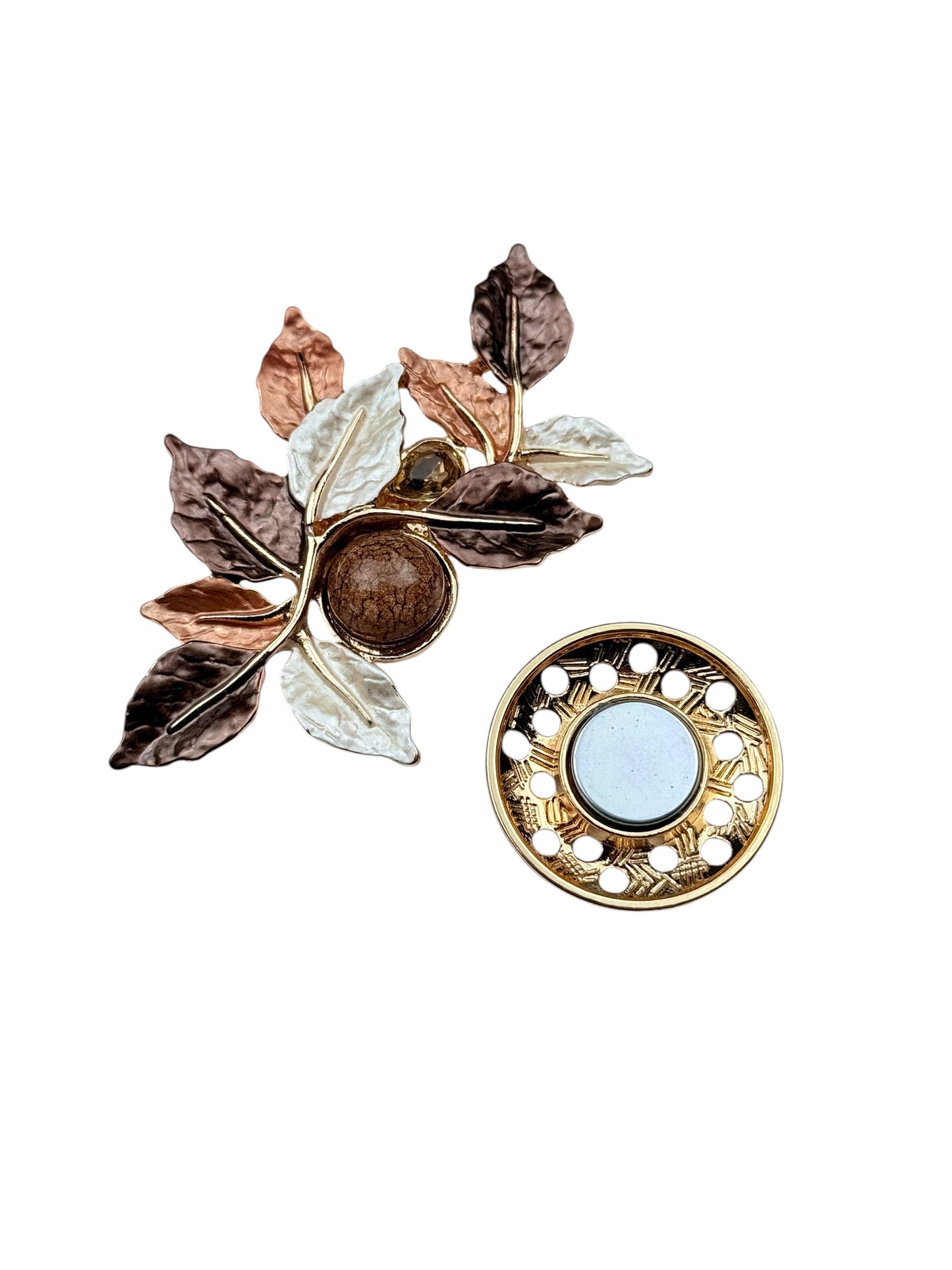 Broche Hojas
