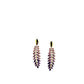 Pendientes Helecho Lila