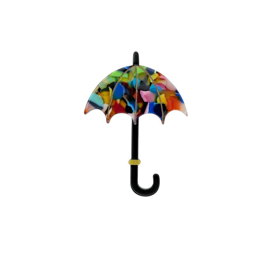 Broche paraguas multicolor