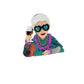 Broche divina y con vino