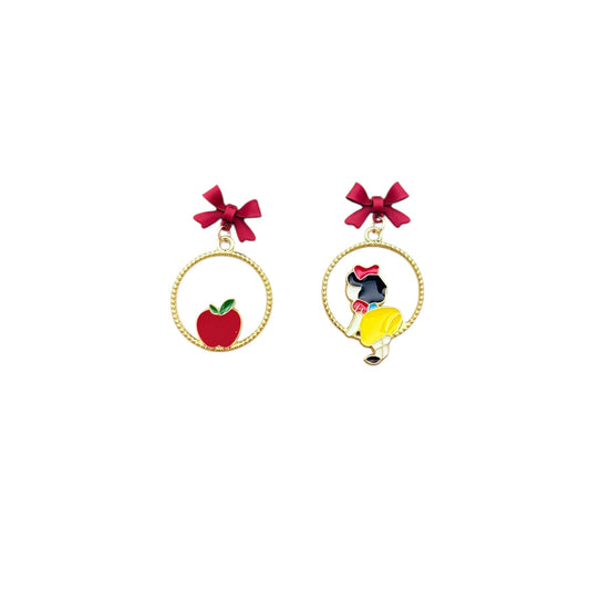 Pendientes Blancanieves