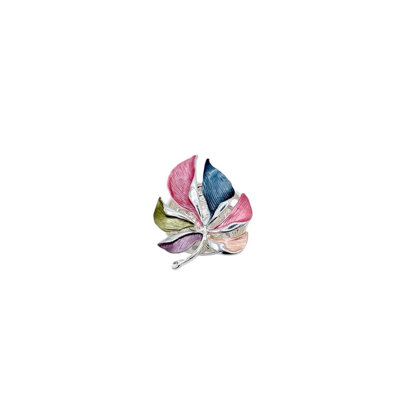 Broche Magnético Hoja Primavera
