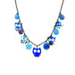 Collar Búhos azules