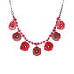Collar Amapolas Carmesí